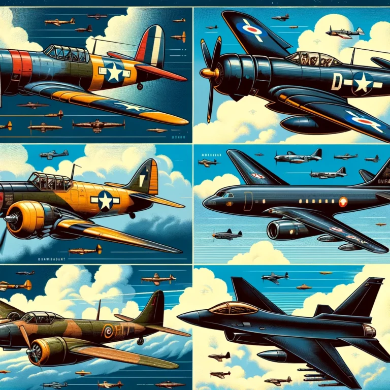 Here's the graphic for "Top 5 Model Kits for Aviation Enthusiasts", featuring a collage of five classic aircraft models. Each model from different eras is vividly depicted against a sky background and clearly labeled, making it visually appealing for aviation enthusiasts.