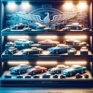 car models with eagle in background